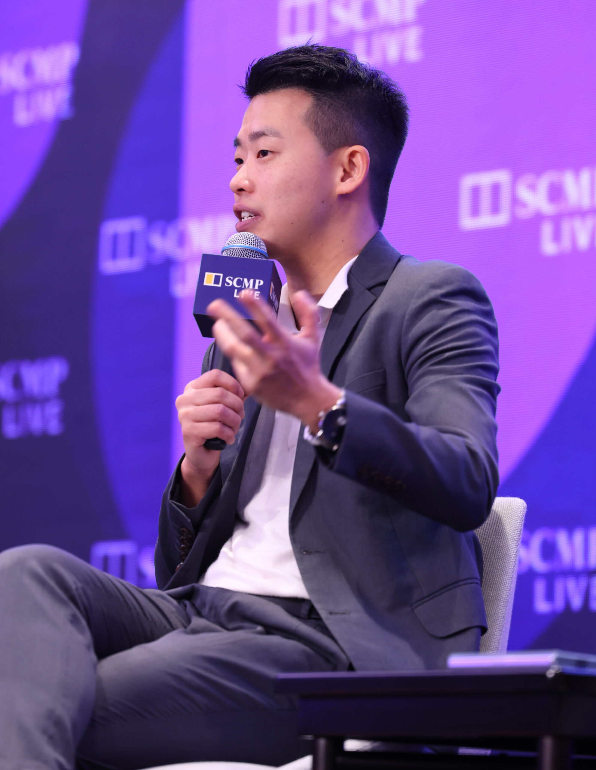 Emery headshot speaking for SCMP